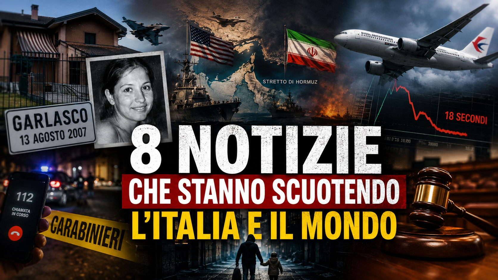 News - Garlasco, Hormuz, femminicidi e processi eccellenti. Le notizie che stanno scuotendo l’Italia e il mondo - 08_05_2026